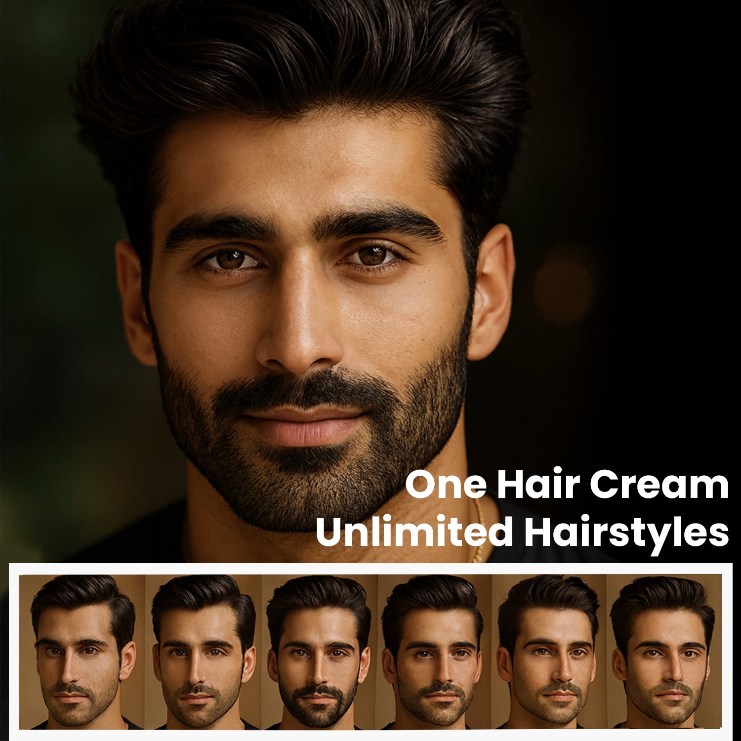 Hair Protect Cream | For Men | For Dry & Rough Hair | UV protection | Vitamin E & Argan Oil | 100gm