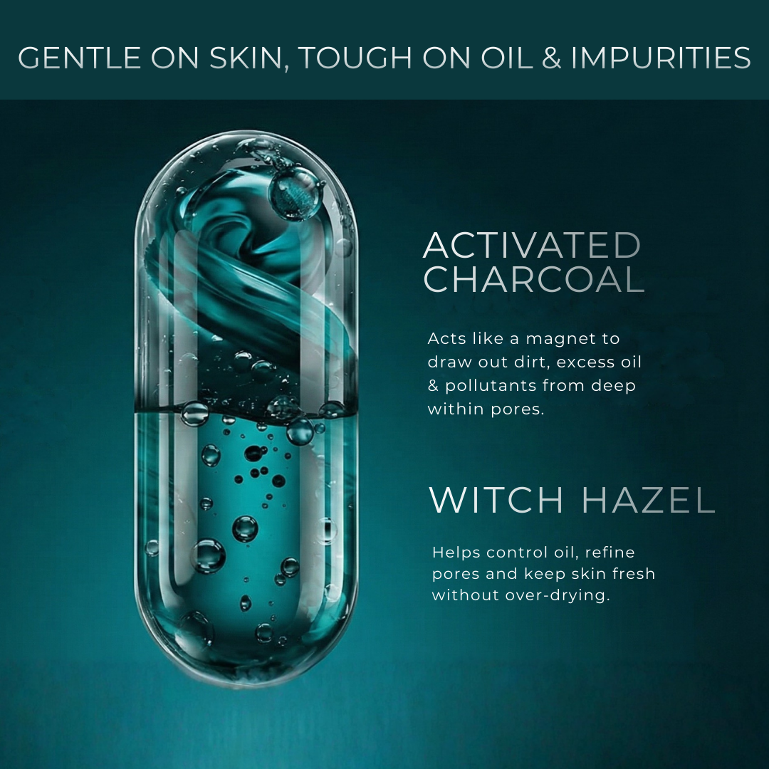 Facewash with Activated Charcoal | For Men | Anti Pollution & Dirt Absorbent | 100g