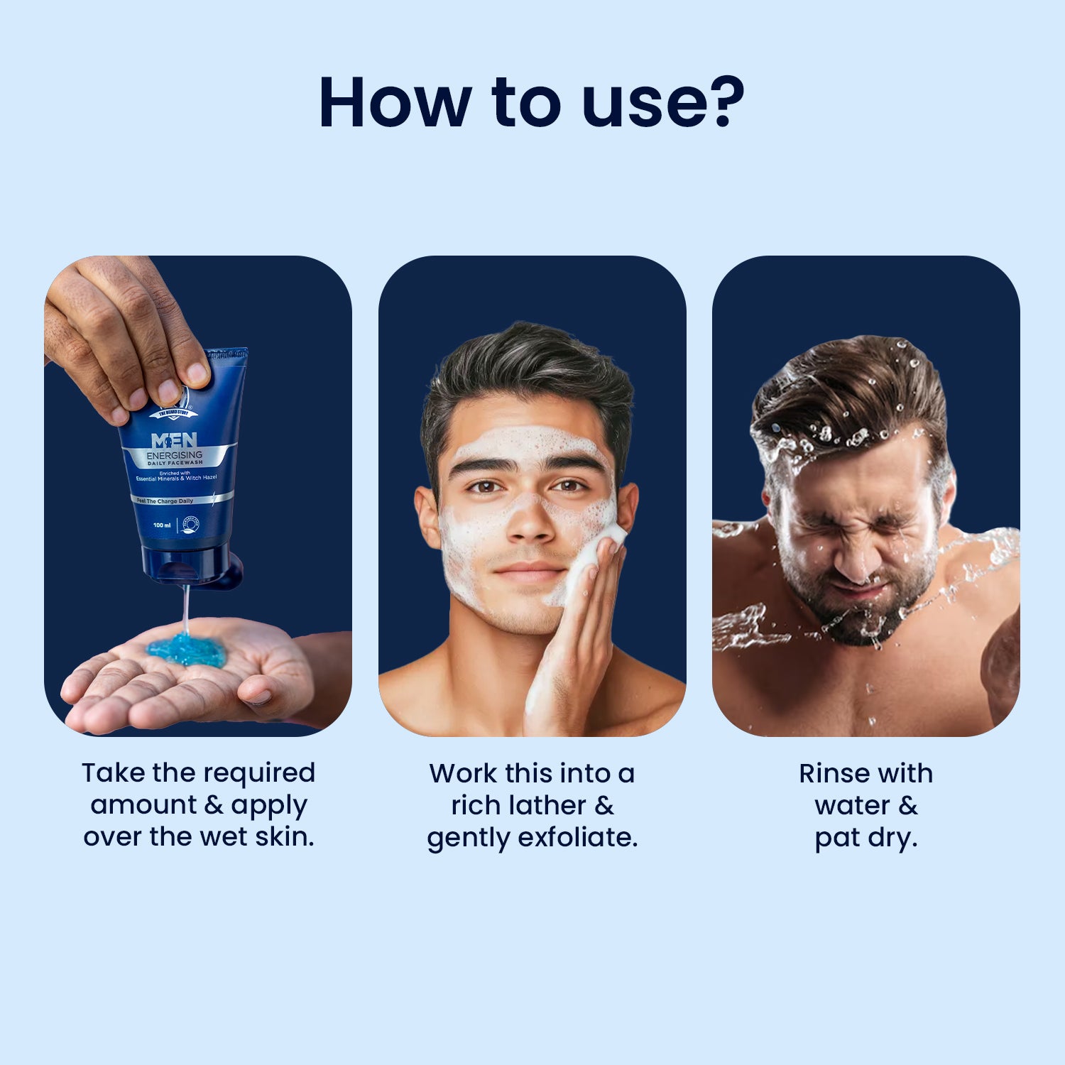 Daily Cleansing Facewash | For Men | Pore Cleansing | 100 ml
