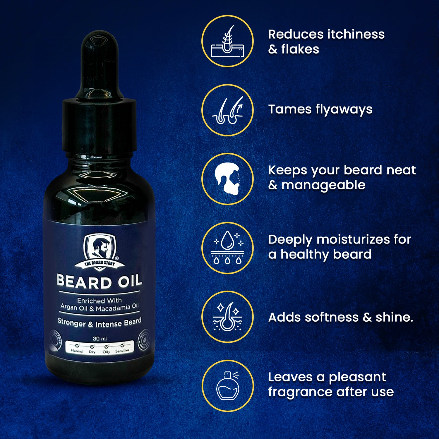 The Beard Story Beard Oil, 30ml