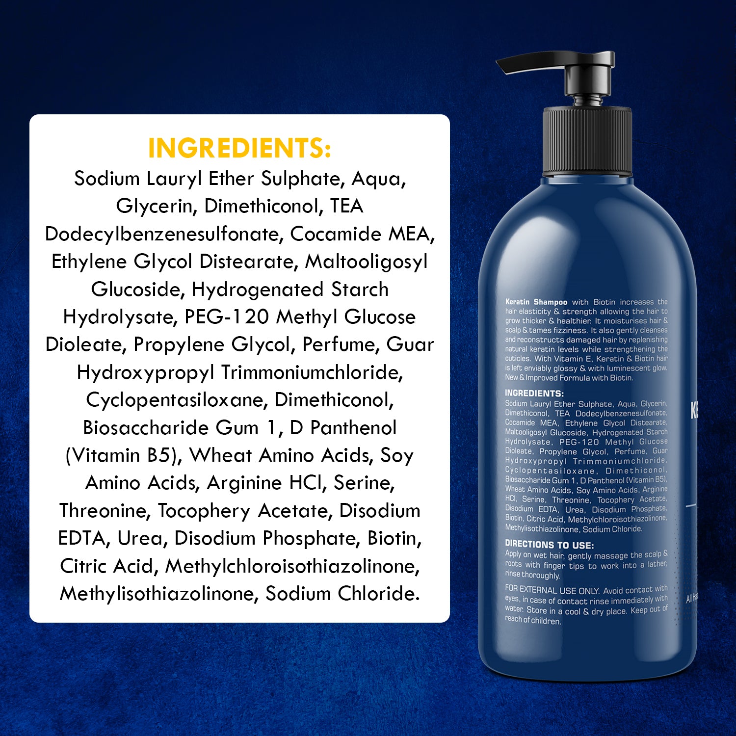 Deep Cleansing Shampoo | For Men | Hair Strengthening & Conditioning | 250ml