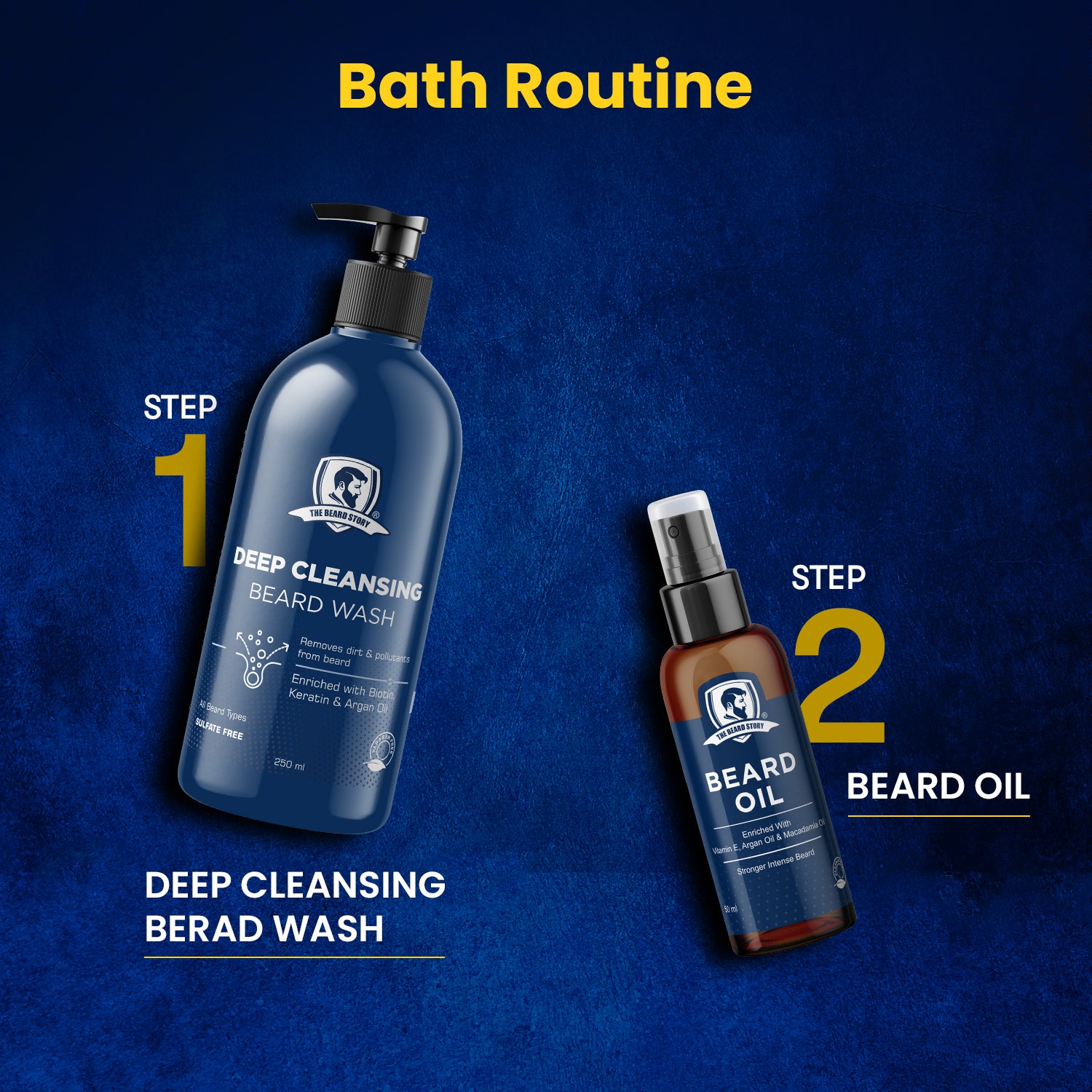 Beard Oil for Grooming | For Men | Long Lasting Moisturisation | Non Sticky | Macadamia Oil, Olive Oil & Jojoba Oil |