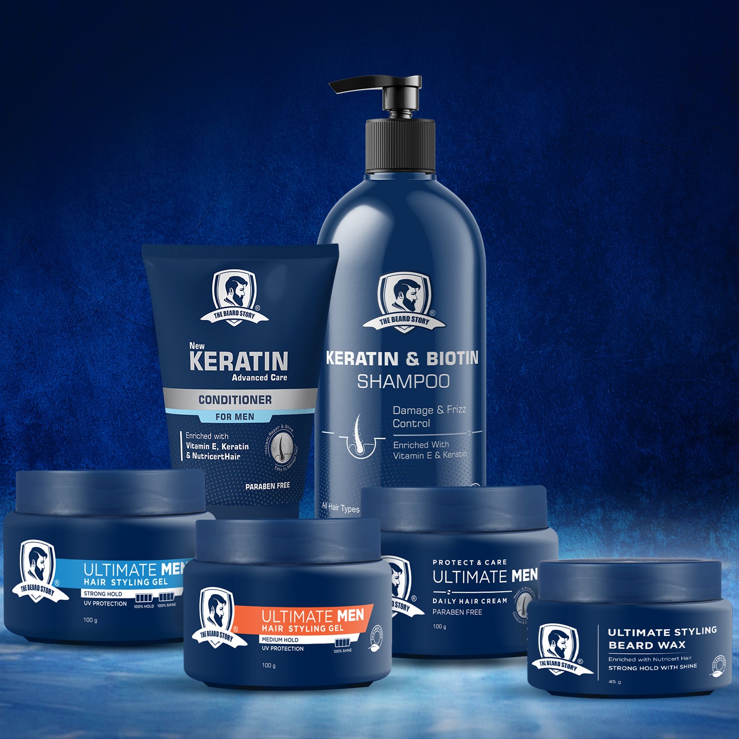Hair Protect Cream | For Men | For Dry & Rough Hair | UV protection | Vitamin E & Argan Oil | 100gm