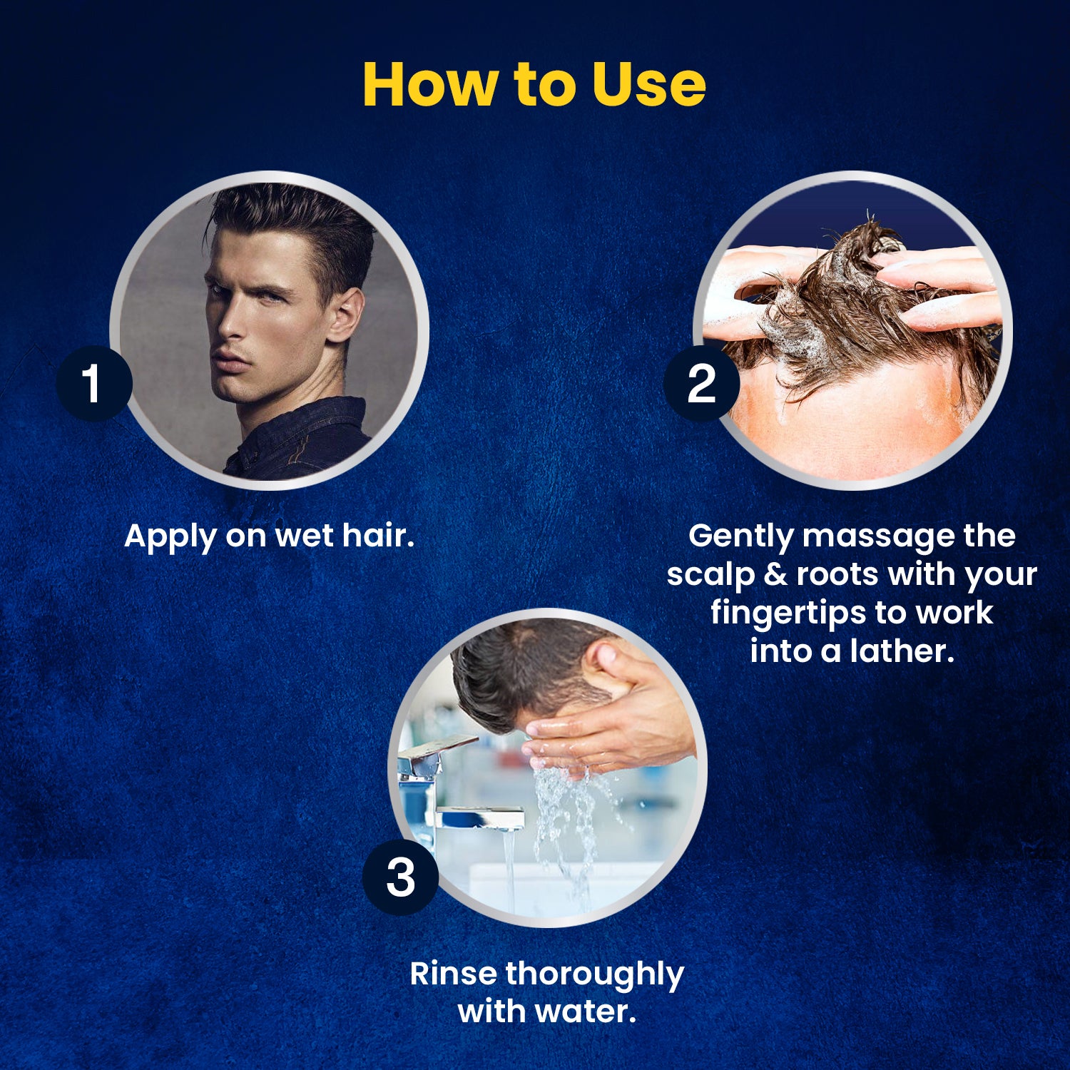 Deep Cleansing Shampoo | For Men | Hair Strengthening & Conditioning | 250ml