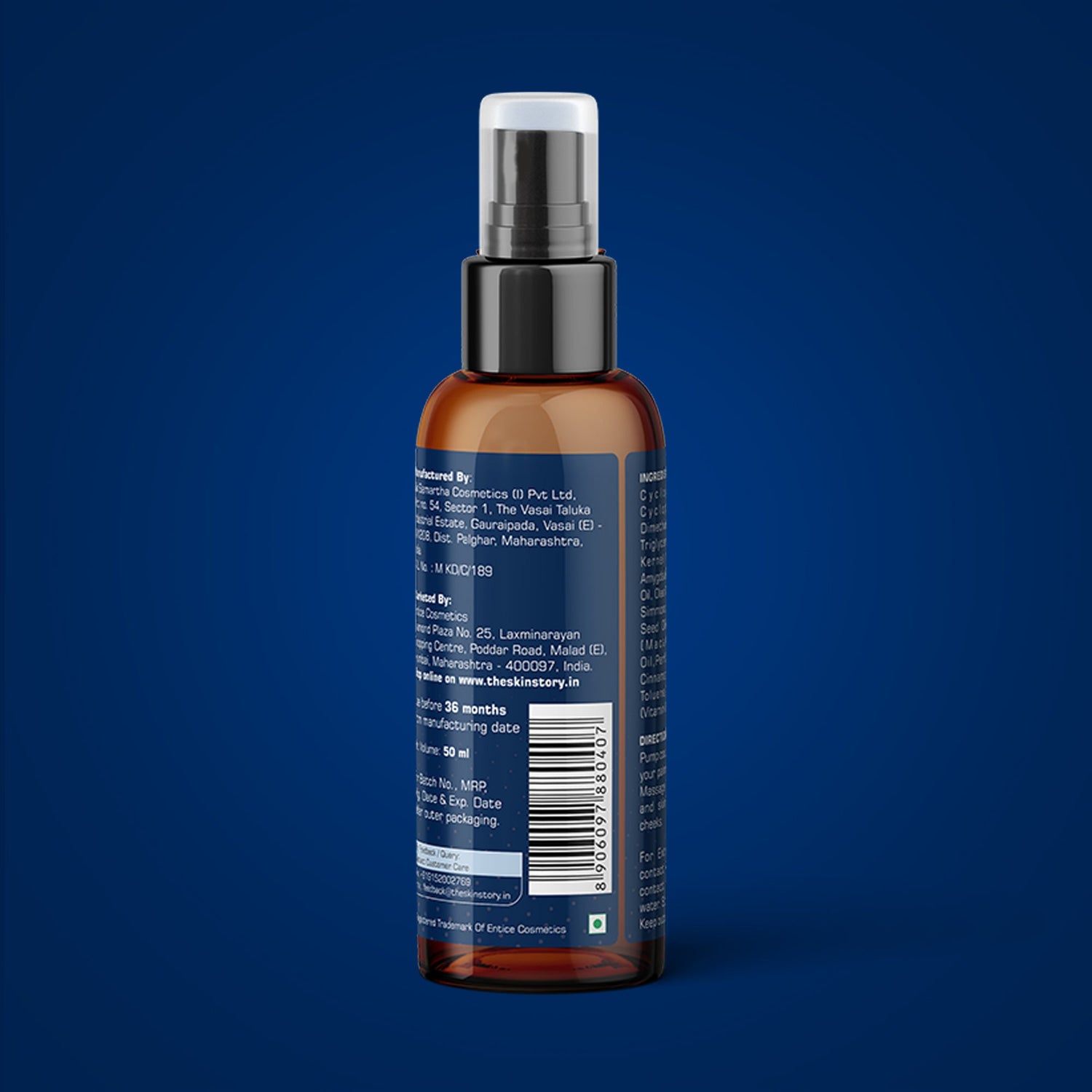 The Beard Story  Beard Oil For Grooming | For Men | Long Lasting Moisturisation | Non Sticky | Macadamia Oil, Olive Oil & Jojoba Oil | Pack of 2