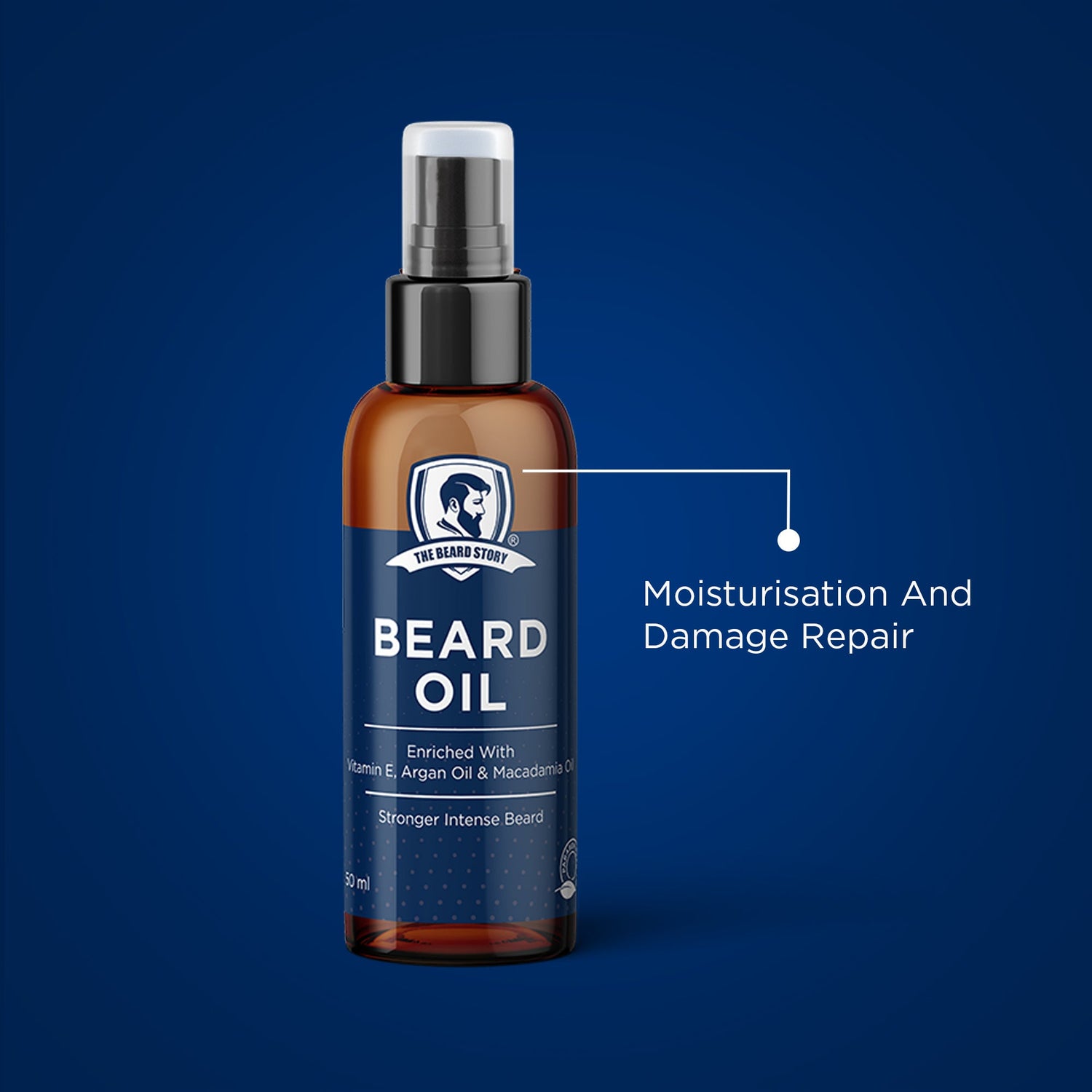 The Beard Story  Beard Oil For Grooming | For Men | Long Lasting Moisturisation | Non Sticky | Macadamia Oil, Olive Oil & Jojoba Oil | Pack of 2