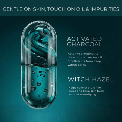 Facewash with Activated Charcoal | For Men | Anti Pollution &amp; Dirt Absorbent | 100g