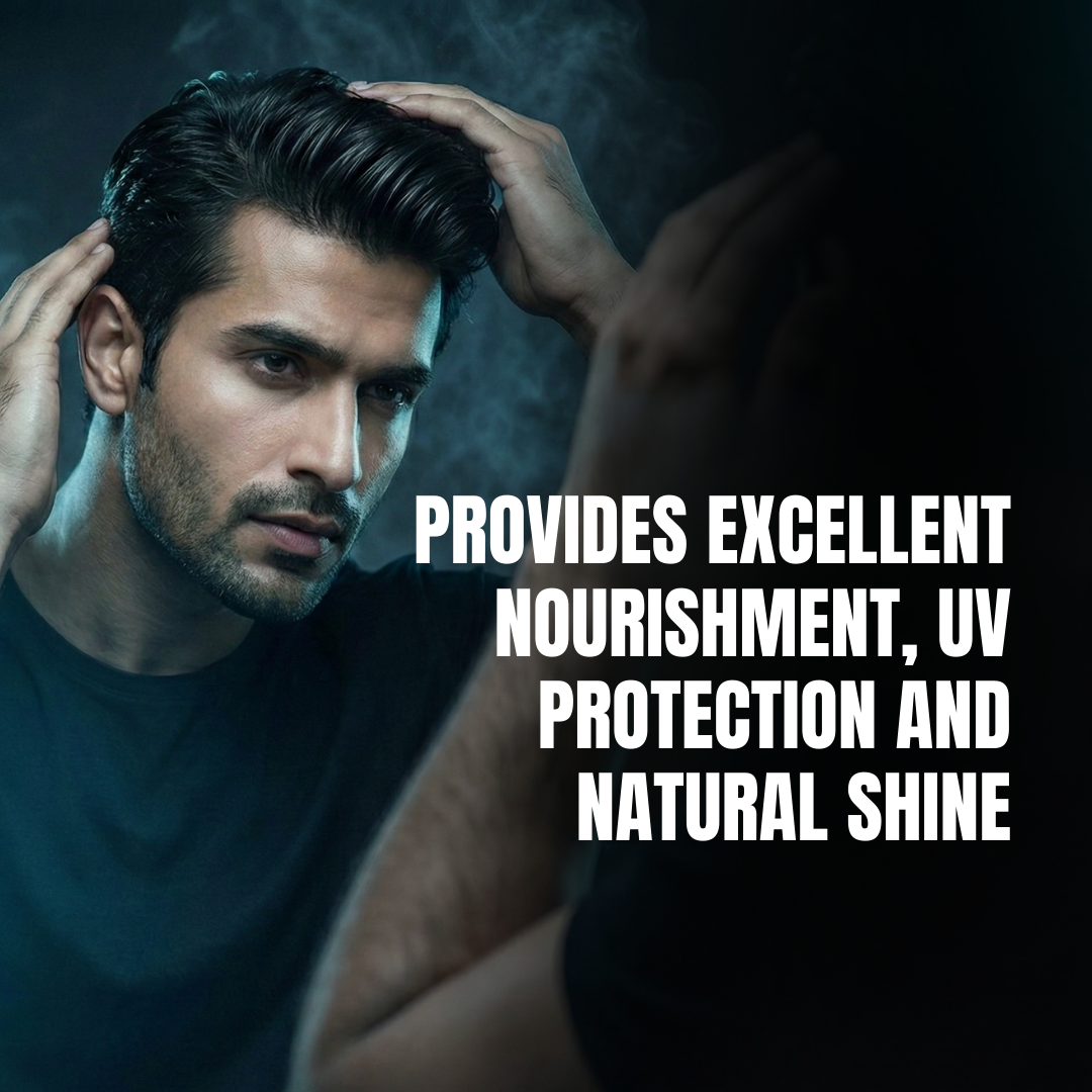 Hair Protect Cream | For Men | For Dry &amp; Rough Hair | UV protection | Vitamin E &amp; Argan Oil | 100gm
