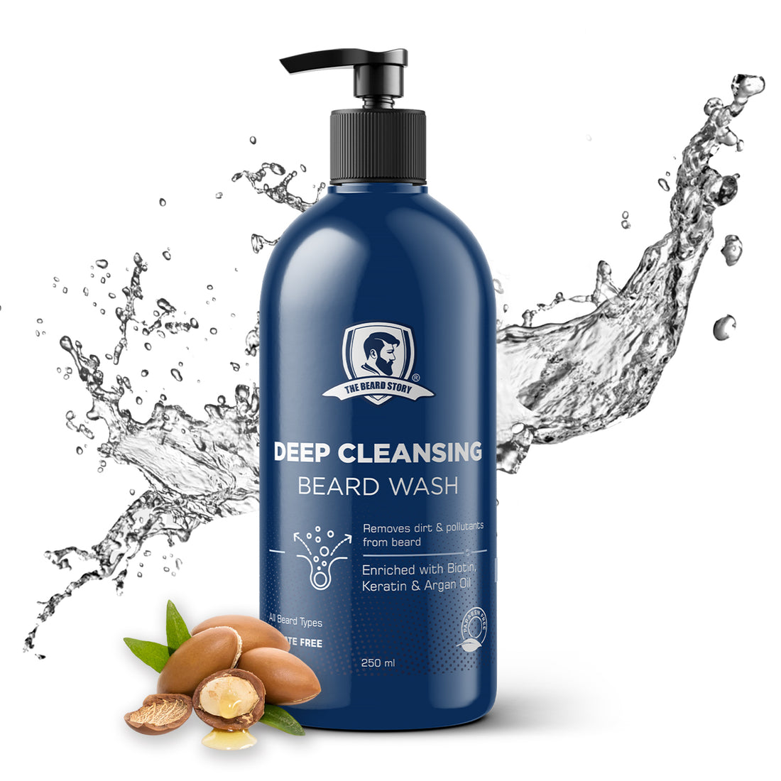 Deep Cleansing Beard Wash | For Men | Keratin Rich | 250ml