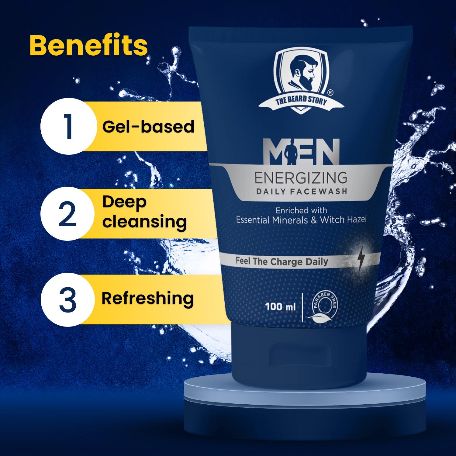 Daily Cleansing Facewash | For Men  | Pore Cleansing | 100 ml