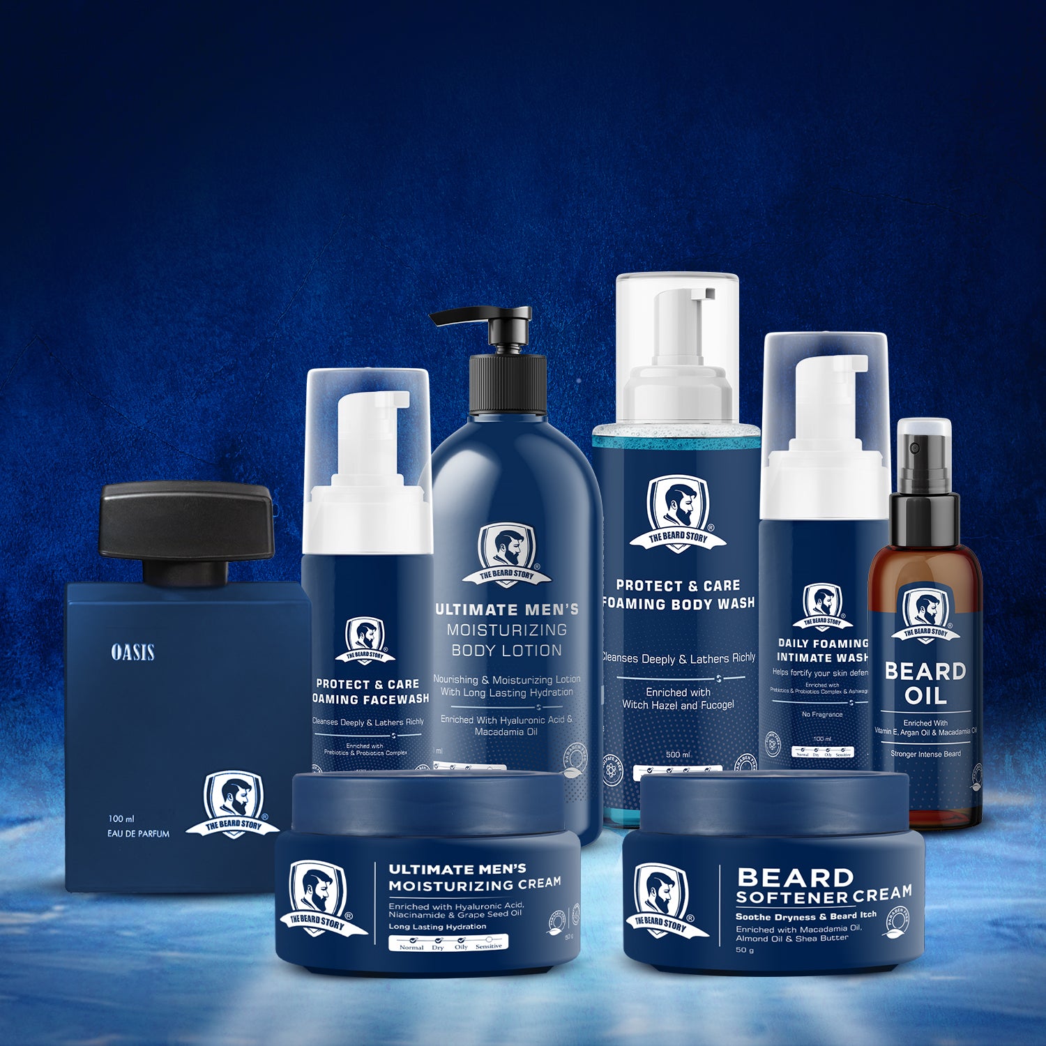 The Beard Story Protect &amp; Care Foaming Body Wash. 500ml
